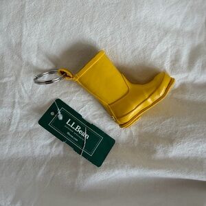 L.L. Bean Bright Yellow Boot Keychain
